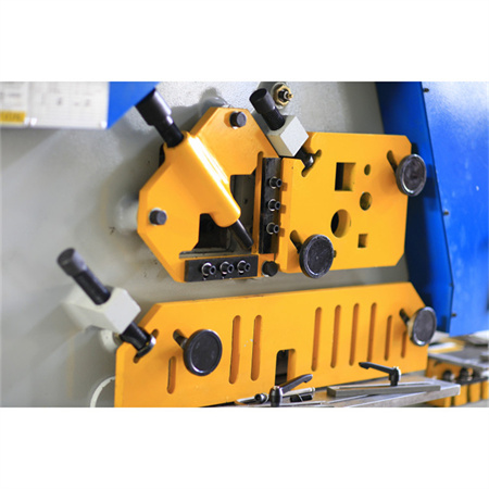 Hydraulic Multifunctional Ironworker Shearing Machine, Punch Press ສໍາລັບ Round Square Oblong Punching ຮູ Punching