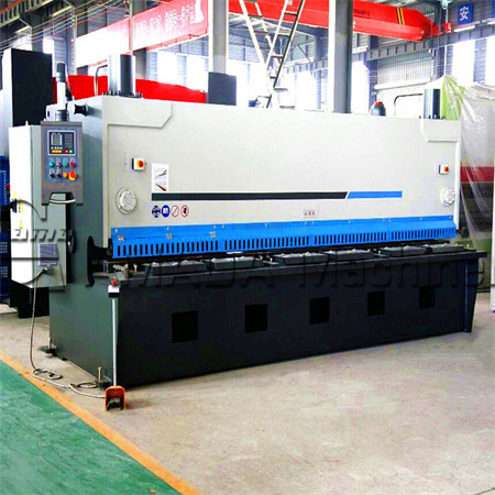 ປັບມຸມອັດຕະໂນມັດ P40T controller HG - 6x4000mm Hydraulic Guillotine Shearing Machine for iron