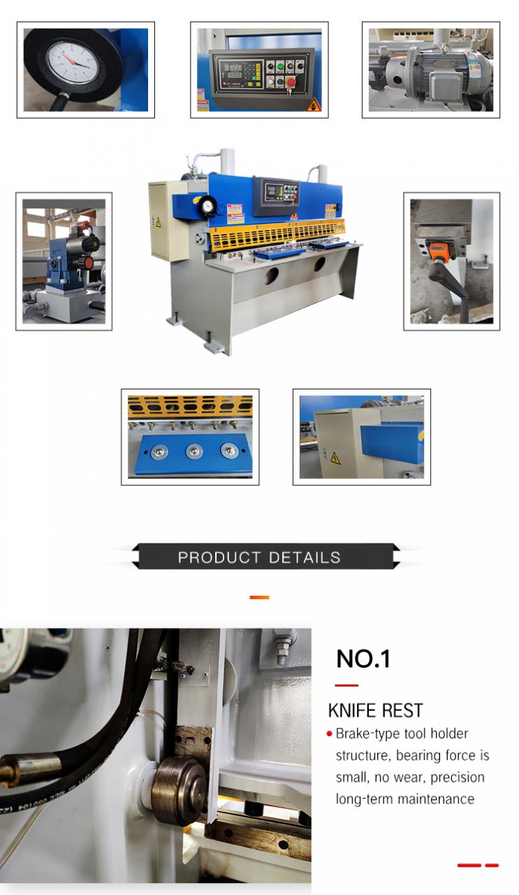 ເຄື່ອງຕັດ Shear Guillotine Metal Hydraulic Shearing Machine Qc11Y/K