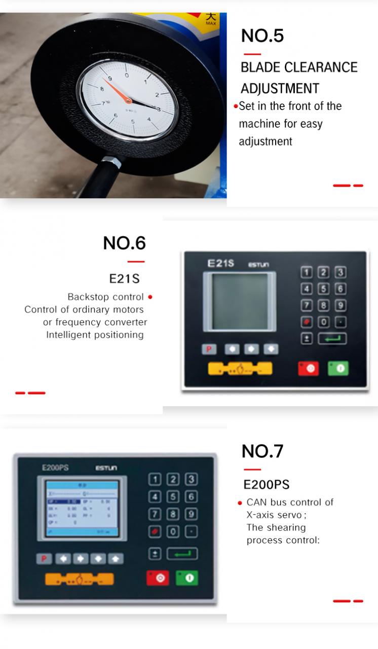 ເຄື່ອງຕັດ Shear Guillotine Metal Hydraulic Shearing Machine Qc11Y/K